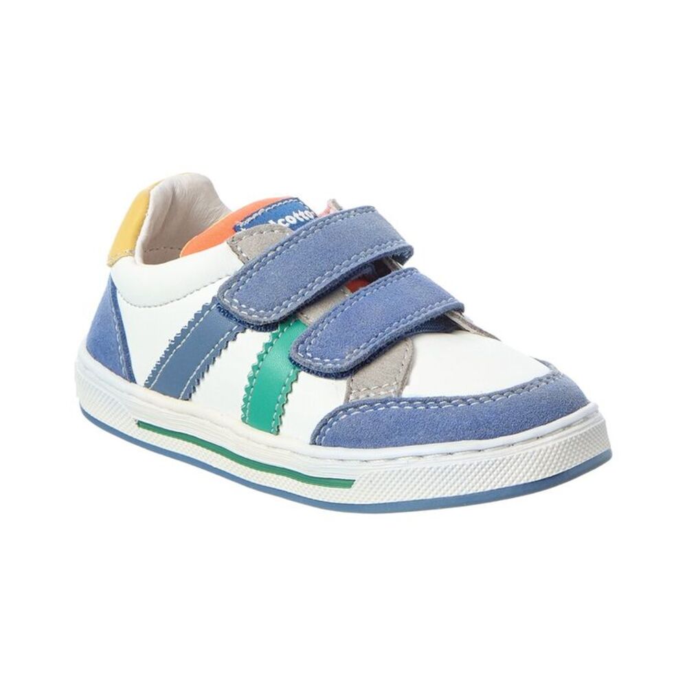 Naturino Falcotto Zuppy Leather & Suede Sneaker, Blue